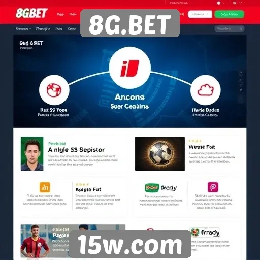 Análise das funcionalidades do site 8G.BET